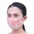 Cotton face masks, 'Alluring Nature' (set of 3) - 3 Eco-Dyed Blue-Pink-Aqua Print Cotton 3-Layer Face Masks (image 2c) thumbail