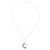 Multi-gemstone pendant necklace, 'Spiral Peace' - Bezel Set Multi-Gemstone Spiral Chakra Pendant Necklace (image 2e) thumbail
