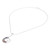 Multi-gemstone pendant necklace, 'Spiral Peace' - Bezel Set Multi-Gemstone Spiral Chakra Pendant Necklace (image 2f) thumbail