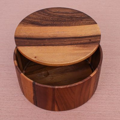 Wood serving bowl, Salad Supper