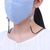 Silver beaded face mask lanyard, 'Garden Walk' - Handmade Silver Charm Face Mask Lanyard (image 2d) thumbail