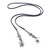 Silver beaded face mask lanyard, 'Garden Walk' - Handmade Silver Charm Face Mask Lanyard (image 2e) thumbail