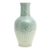 Celadon ceramic vase, 'Blooming Season' - Celadon Ceramic Floral-Motif Vase (image 2a) thumbail