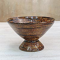 Lacquered bamboo centerpiece Orbits Thailand