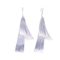 Sterling silver dangle earrings, 'Immortal Motion' - Abstract-Themed Polished Sterling Silver Dangle Earrings