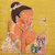 Cotton cushion covers, 'Vivacious' (pair) - Cotton cushion covers (Pair) (image 2b) thumbail