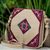 Hemp shoulder bag, 'Chiang Kong' - Hand Crafted Hill Tribe Embroidered Hemp Shoulder Bag thumbail