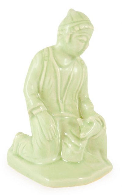 Hand Made Celadon Ceramic Sculpture