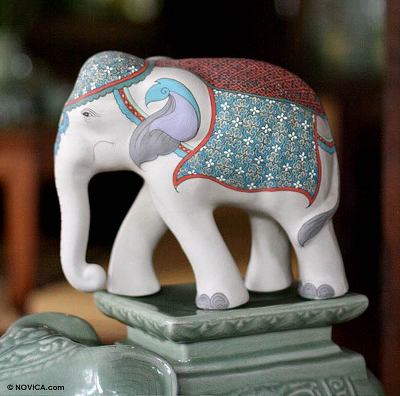 Ceramic statuette