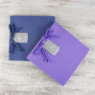 Saa paper notebooks, Amethyst Dreams (pair)