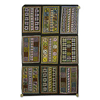 Cotton table runner Tribal Status Thailand