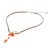 Carnelian and citrine pendant necklace, 'Flight' - Carnelian and Citrine Butterfly Necklace (image 2e) thumbail
