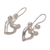 Rainbow moonstone drop earrings, 'Lucky in Love' - Heart Shaped Rainbow Moonstone Drop Earrings (image 2c) thumbail