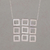 Sterling silver pendant necklace, 'Fair Square' - Handmade Sterling Silver Pendant Necklace (image 2) thumbail
