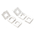 Sterling silver drop earrings, 'Fair Square' - Modern Sterling Silver Drop Earrings (image 2c) thumbail