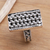 Sterling silver band ring, 'Woven Elegance' - Braid Motif Handcrafted Sterling SiIlver Cocktail Ring (image 2d) thumbail