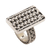 Sterling silver band ring, 'Woven Elegance' - Braid Motif Handcrafted Sterling SiIlver Cocktail Ring (image 2f) thumbail