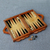 Wood backgammon set, 'Still in Love' - Wood Backgammon Set (image 2) thumbail