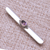 Amethyst tie clip, 'Bold Spirit' - Amethyst Sterling Silver Tie Clip (image 2) thumbail