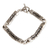 Men's sterling silver braided bracelet, 'Hand in Hand' - Men's Sterling Silver Chain Bracelet (image 2a) thumbail