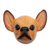 Wood mask, 'Courageous Brown Chihuahua' - Wood mask thumbail
