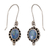 Opal dangle earrings, 'Fairy Princess' - Sterling Silver Opal Dangle Earrings thumbail