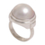 Cocktailring aus kultivierten Mabe-Perlen - Handgefertigter Ring aus Sterlingsilber und Zuchtperlen