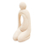 Sandstone sculpture, 'Graceful Movement' - Hand-Carved Semi-Abstract Female Form Sandstone Sculpture