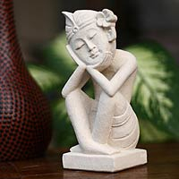 Featured review for Sandstone sculpture, Sleeping Boy