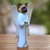 Wood statuette, 'Angelic Siamese Cat' - Wood statuette (image 2b) thumbail