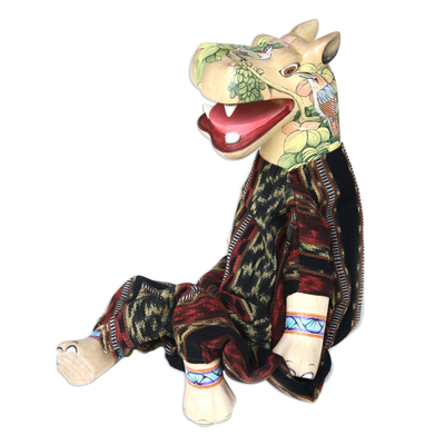 Muñeca de exhibición de madera - Muñeca de exhibición artesanal de algodón y madera