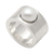 Cultured pearl band ring, 'Simplicity' - Handmade Sterling Silver and Pearl Band Ring (image 2f) thumbail