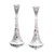 Sterling silver dangle earrings, 'Temple Bells' - Handmade Sterling Silver Dangle Earrings (image 2a) thumbail