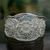 Sterling silver cuff bracelet, 'Eve's Garden' - Floral Silver Filigree Bracelet from Indonesia (image 2) thumbail