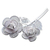 Sterling silver filigree brooch pin, 'Wild Roses' - Floral Sterling Silver Filigree Pin (image 2a) thumbail