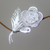 Sterling silver brooch pin, 'Sweetheart Rose' - Filigree Sterling Silver Floral Brooch Pin thumbail