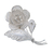 Sterling silver brooch pin, 'Sweetheart Rose' - Filigree Sterling Silver Floral Brooch Pin (image 2a) thumbail