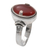 Carnelian ring, 'Dragon Eye' - Men's Unique Sterling Silver and Carnelian Ring (image 2b) thumbail