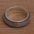 Men's sterling silver spinner ring, 'Welcome' - Men's Sterling Silver Spinner Ring Bali (image 2c) thumbail