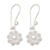 Sterling silver flower earrings, 'Chamomile Blossoms' - Sterling silver flower earrings