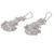 Sterling silver chandelier earrings, 'Royal Peacock' - Animal Themed Sterling Silver Chandelier Earrings (image 2b) thumbail