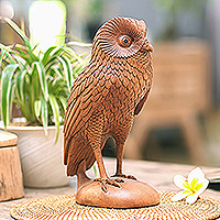 Wood sculpture, Night Owl