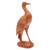 Wood sculpture, 'A Heron's Grace' - Wood sculpture