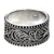 Sterling silver band ring, 'Classic Passion' - Unique Sterling Silver Band Ring (image 2a) thumbail