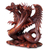 Escultura de madera - Escultura de dragón de madera única
