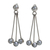 Pearl dangle earrings, 'Finesse' - Sterling Silver Pearl Dangle Earrings