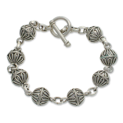 Sterling Silver Link Bracelet from Indonesia