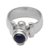 Pearl and lapis ring, 'Direction' - Handcrafted Sterling Silver and Lapis Lazuli Ring (image 2f) thumbail