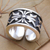 Men's sterling silver ring, 'The Monarch' - Men's Sterling Silver Band Ring (image 2c) thumbail