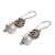 Pearl earrings, 'White Lily' - Sterling Silver Pearl Drop Earrings